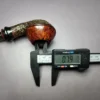 Karim Pipes Partially Rusticated Rhodesian Briar Pipe, Unsmoked - Image 10