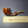Bari Wiking XL Partially Rusticated Freehand Estate Briar Pipe, Danish Estates - Image 10