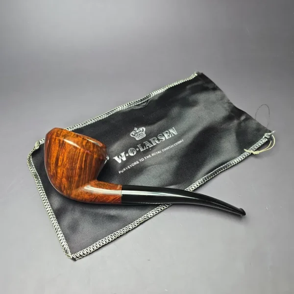 WO Larsen Straight Grain 7 Smooth Estate Briar Pipe, Unsmoked - Image 10