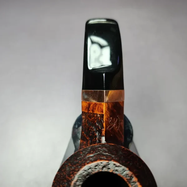 Morgan BlackJack 30 Sandblasted Bulldog Briar Pipe, New - Image 10