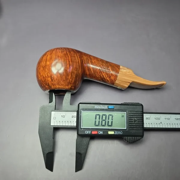 Mastro de Paja Pompei Smooth Author Estate Briar Pipe, Unsmoked - Image 10