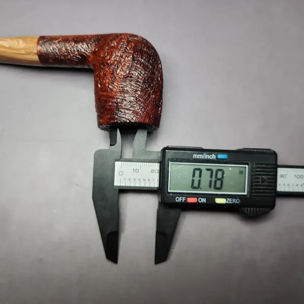 BriarWorks Classic C22 Sandblasted Briar Pipe, New - Image 10
