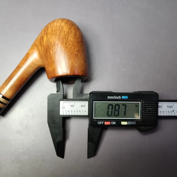 Vipirati 1 Clover Smooth Bent Billiard Estate Briar Pipe, Italian Estates - Image 10