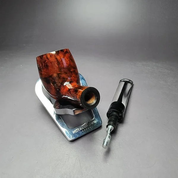 Chacom Baccara 185 Smooth Billiard Estate Briar Pipe, Unsmoked - Image 11