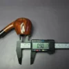 W.O. Larsen Straight Grain Smooth Brandy Estate Briar Pipe, Unsmoked - Image 11