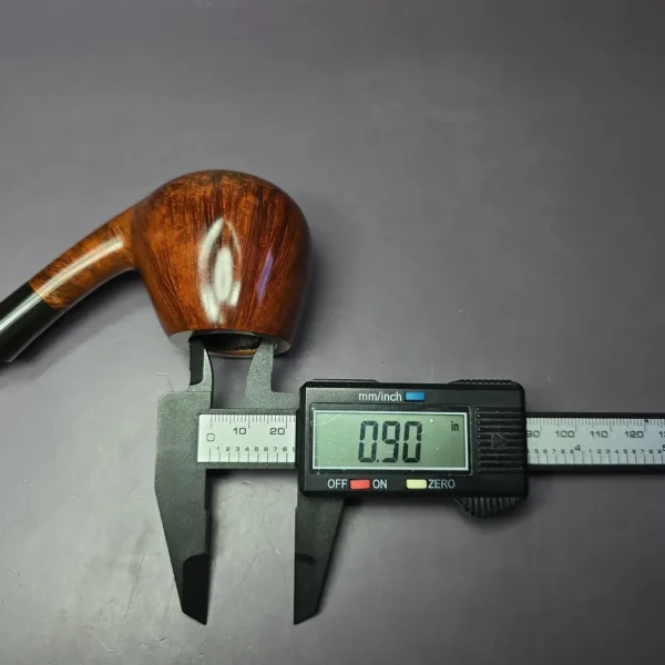 W.O. Larsen Straight Grain Smooth Brandy Estate Briar Pipe, Unsmoked - Image 11