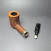 Savinelli Linea Piu 5 Rusticated Dublin Estate Briar Pipe, Italian Estates 6mm - Image 11