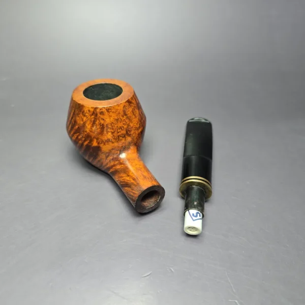 Design Berlin Burberry Smooth Rhodesian Estate Briar Pipe, 9mm, Unsmoked - Image 11