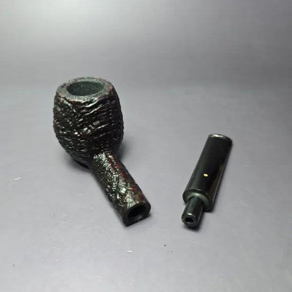 Dunhill 1955 Shell Briar K Sandblasted Apple Estate Briar Pipe, English Estates - Image 11