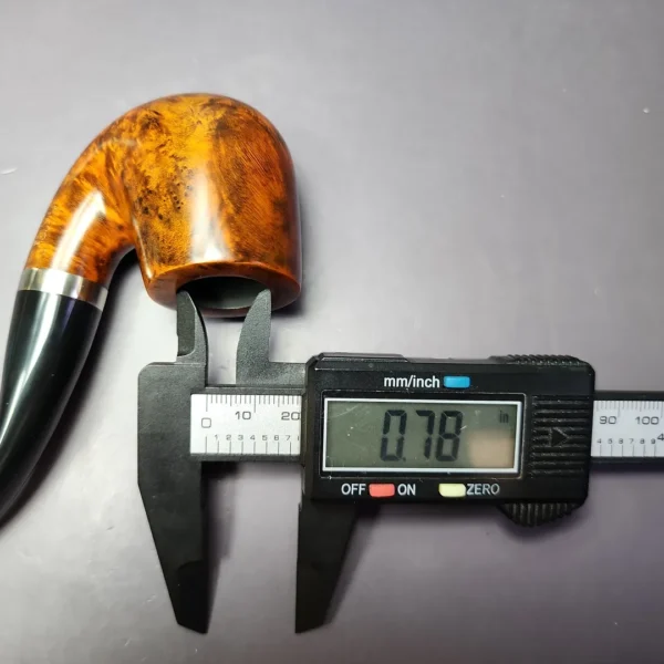 Merchant Service Smooth “Full Bent” Artisan Briar Pipe, New - Image 11