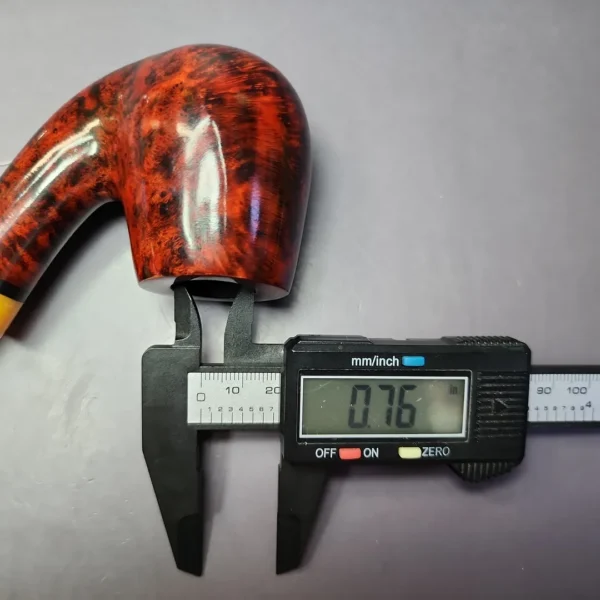 Nording B XL Smooth Bent Billiard Estate Briar Pipe, Unsmoked - Image 11