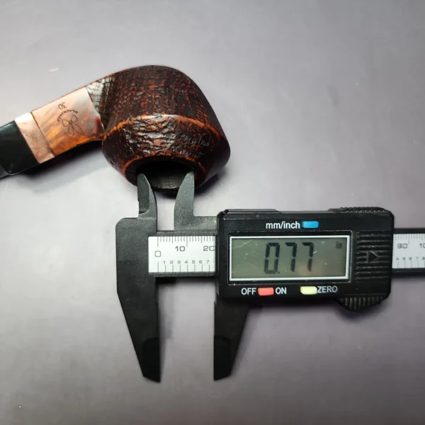 Morgan BlackJack 30 Sandblasted Bulldog Briar Pipe, New - Image 11
