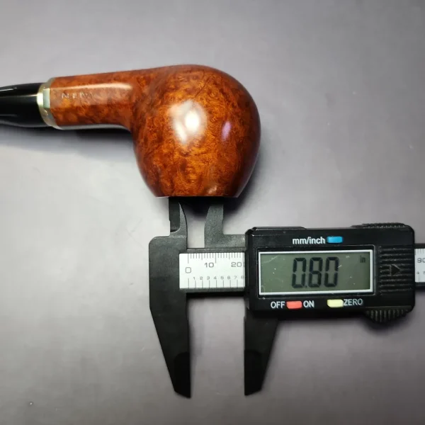 Vauen 3212 Smooth Hex Shank Apple Estate Briar Pipe, Unsmoked, 9mm - Image 11