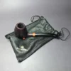 W.O. Larsen Sandblasted Walrus (Sven Knudsen Design) Estate Briar Pipe, Unsmoked - Image 11