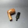 Comoy's Highgate 599 Rusticated Panel Shank Pear Estate Briar Pipe, English Estates - Image 11