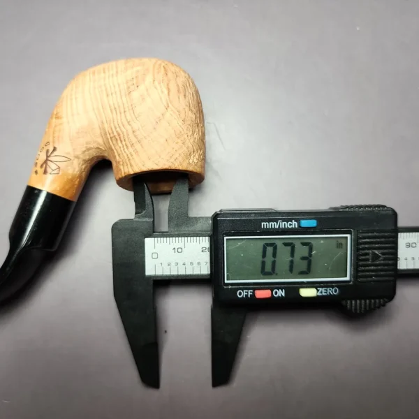 Morgan Bones Sandblasted Oom Paul Briar Pipe, New - Image 11
