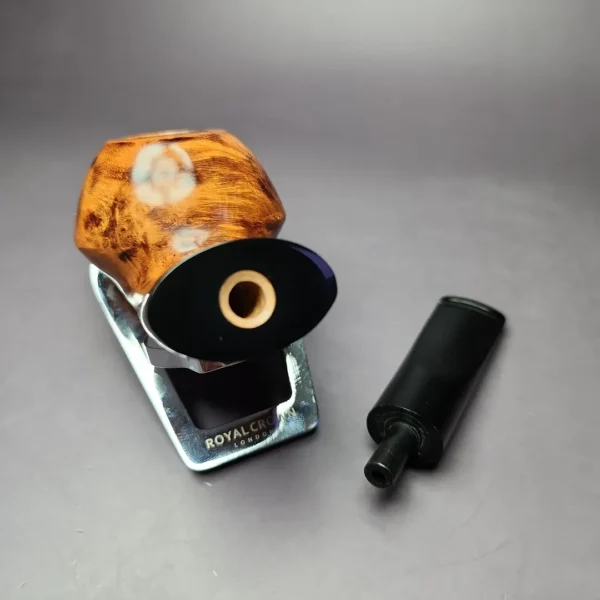 Nording Smooth Squat Tomato Estate Briar Pipe, Unsmoked - Image 11