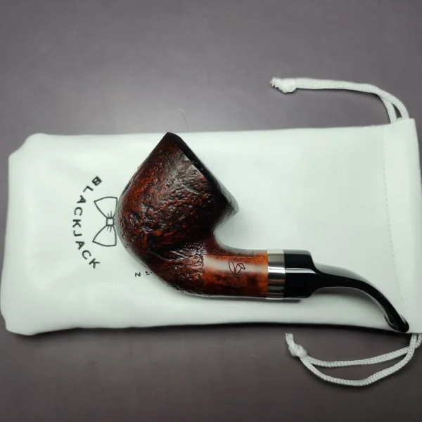 Morgan BlackJack 20 Sandblasted Dublin Briar Pipe, New - Image 11