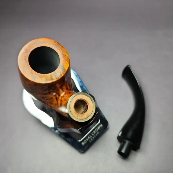 Merchant Service Smooth "Full Bent" Handmade Briar Pipe, New - Image 11