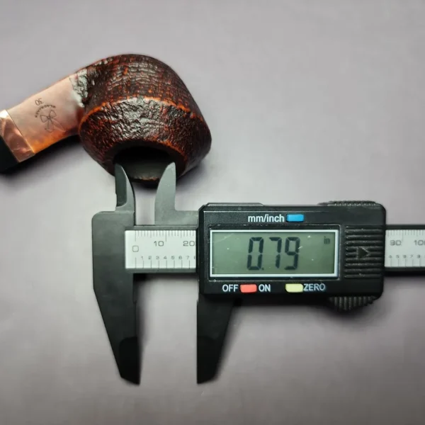 Morgan BlackJack 30 Sandblasted Bulldog Briar Pipe, New - Image 11