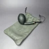 Vitale Sandblasted Egg w/ Olive (Two Star) Handmade Briar Pipe, New - Image 11