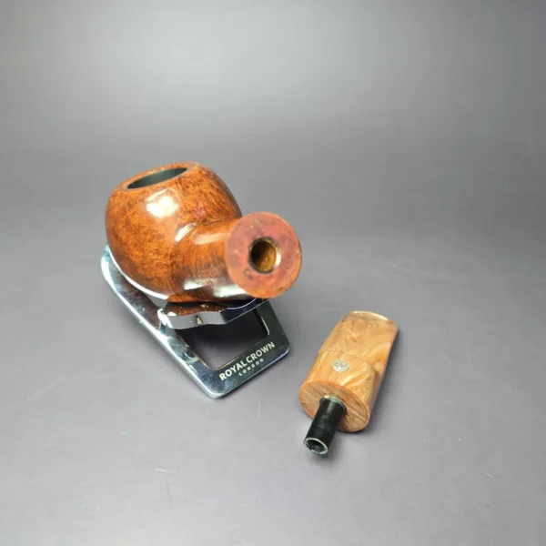 Mastro de Paja Pompei Smooth Author Estate Briar Pipe, Unsmoked - Image 11