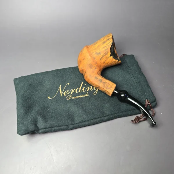 Nording 5 Smooth Matte Freehand Estate Briar Pipe, Unsmoked - Image 11