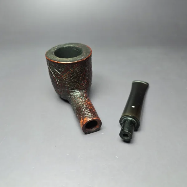 Dunhill 1964 Shell Briar Sandblasted Pot Estate Briar Pipe, English Estates - Image 11
