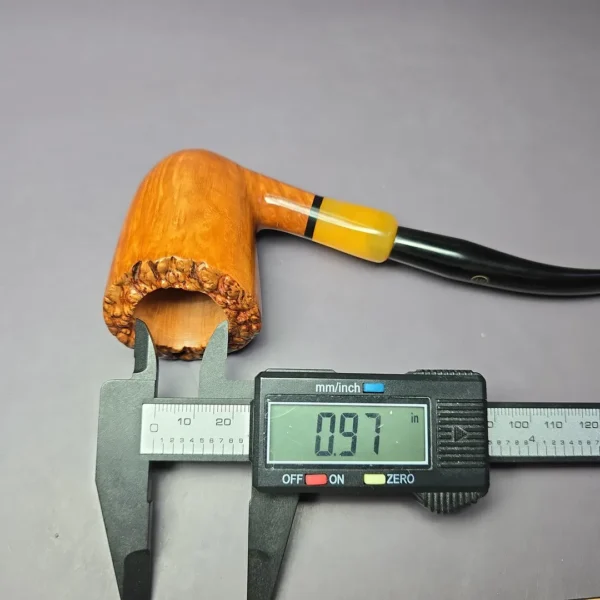 James Upshall B EXL EXL Smooth Army Mount Dublin Estate Briar Pipe, Unsmoked - Image 11