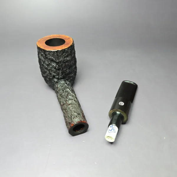 James Upshall Bark Group 6 Rusticated Lovat Estate Briar Pipe, Unsmoked, 9mm - Image 11