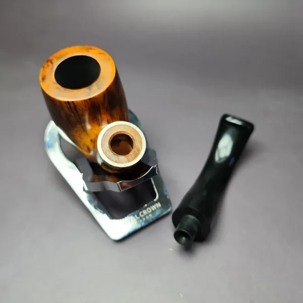 Merchant Service Smooth “Full Bent” Bent Billiard Artisan Briar Pipe, New - Image 11