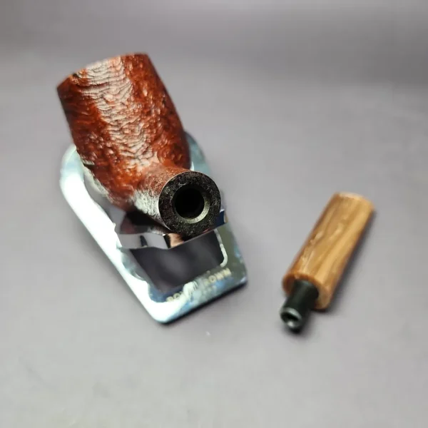 BriarWorks Classic C22 Sandblasted Briar Pipe, New - Image 11