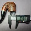 Merchant Service Sandblasted "Full Bent" Bent Billiard Briar Pipe, New - Image 11