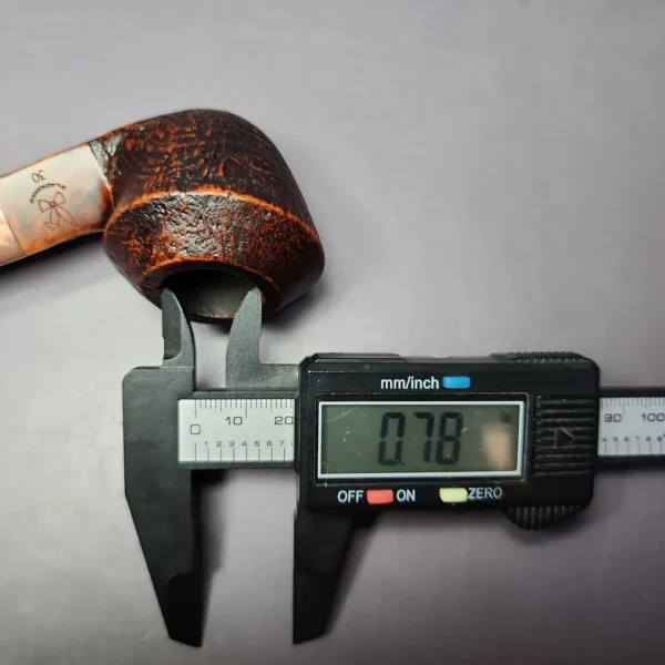 Morgan BlackJack 30 Sandblasted Bulldog Briar Pipe, New - Image 11