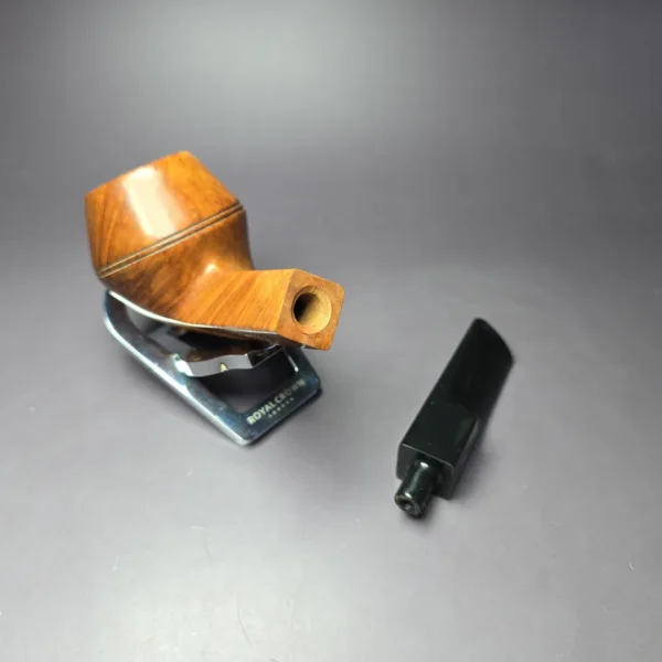 Castello "Castello" G Smooth Bulldog Straight Estate Briar Pipe, Italian Estates - Image 11