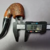 Merchant Service Sandblasted "Full Bent"  Bent Billiard Artisan Briar Pipe, New - Image 11