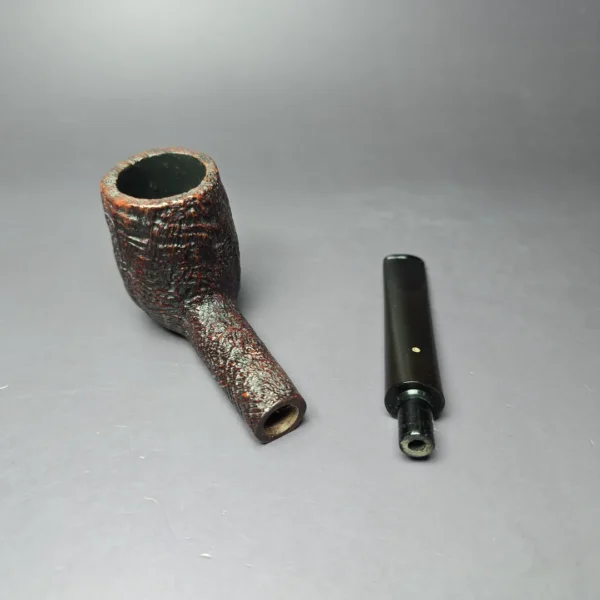 Dunhill 1939 Shell Sandblasted Billiard Estate Briar Pipe, English Estates - Image 11
