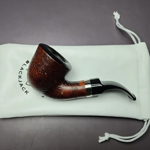 Morgan BlackJack 20 Sandblasted Dublin Briar Pipe, New - Image 12