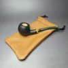 Smith House Sandblasted Apple w/ Imitation Amber Handmade Briar Pipe, New - Image 12