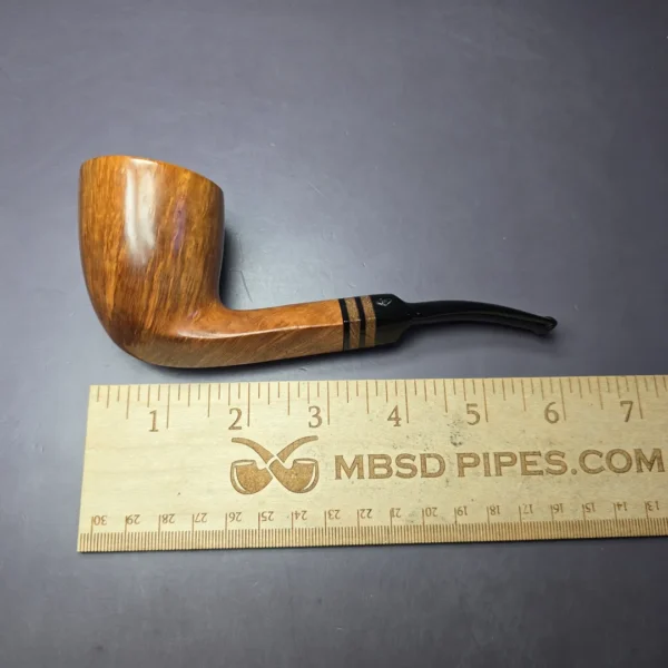 Viprati 2 Clover Smooth Panel Shank Dublin Estate Briar Pipe, Italian Estates - Image 12