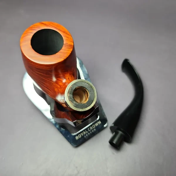 Merchant Service Smooth “Full Bent” Bent Billiard Artisan Briar Pipe, New - Image 12