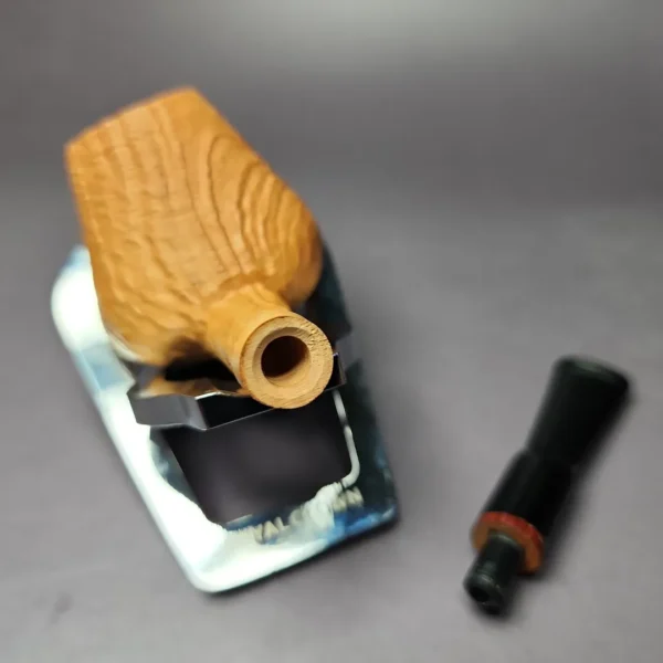 Proxima by Piero Vitale Natural Sandblasted Brandy Briar Pipe, New - Image 12