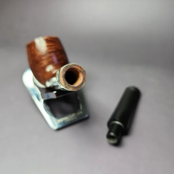 Peterson Aran Nickel Mounted 106 Smooth Billiard Estate Briar Pipe, Irish Estates - Image 12