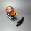 Ser Jacopo 2 x Maxima S2 Sandblasted Bulldog Estate Briar Pipe - Image 12