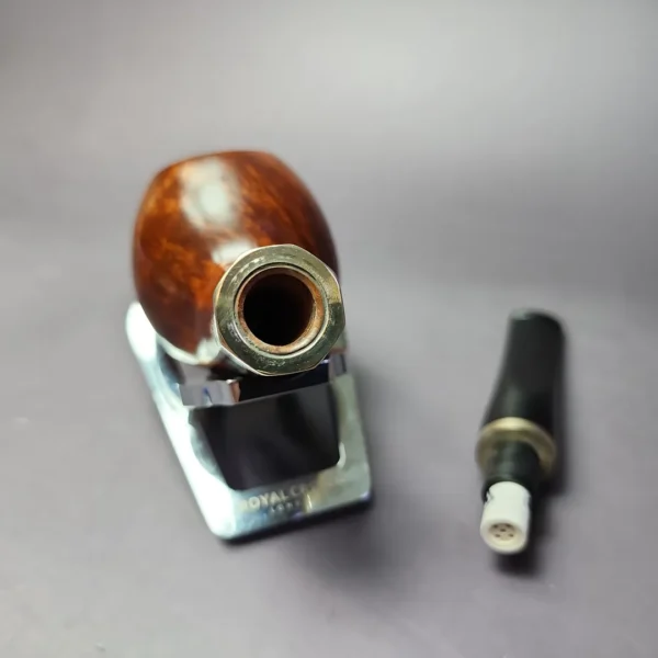 Vauen 3212 Smooth Hex Shank Apple Estate Briar Pipe, Unsmoked, 9mm - Image 12