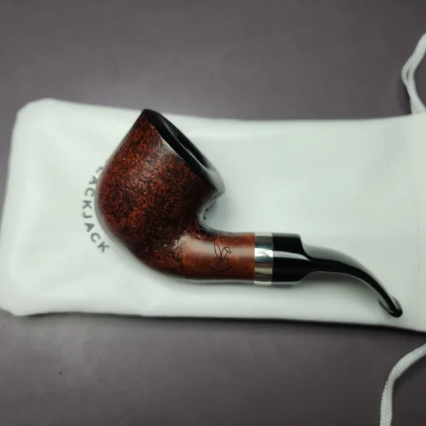 Morgan BlackJack 20 Sandblasted Dublin Briar Pipe, New - Image 12