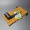 Reid Robertson Sandblasted Lovat w/ Corian Handmade Briar Pipe, New - Image 12