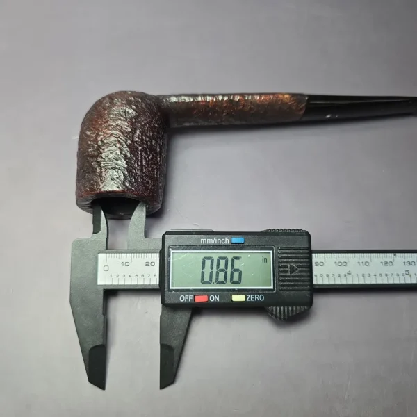 Dunhill 1973 Shell ODA 845 Sandblasted Canadian Estate Briar Pipe, English Estates - Image 12