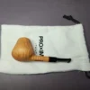 Proxima by Piero Vitale Natural Sandblasted Brandy Briar Pipe, New - Image 13