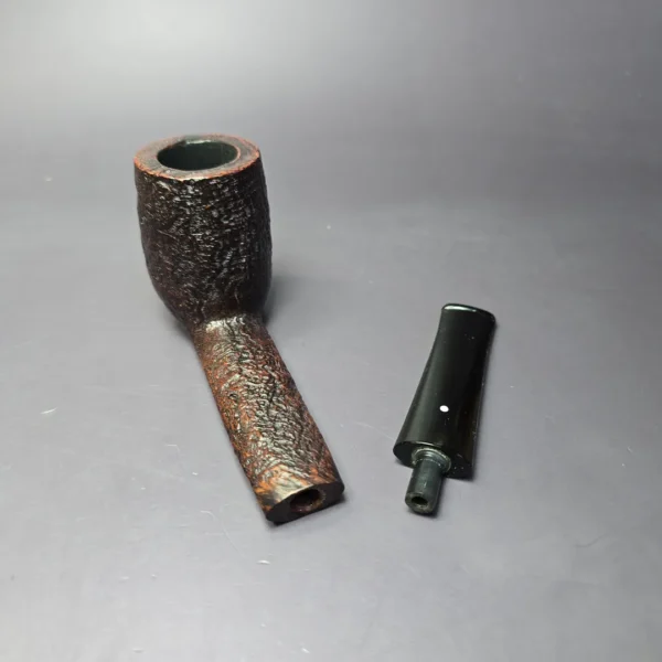 Dunhill 1973 Shell ODA 845 Sandblasted Canadian Estate Briar Pipe, English Estates - Image 13